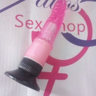 Vibrador de gel con ventosa